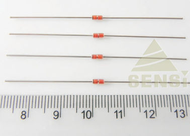 Structure ferme encapsulée en verre axiale et radiale de haute délicatesse de thermistance de NTC