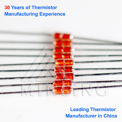 Thermistance NTC axiale scellée en verre MF58, haute précision 100 K ± 1 %, B3990