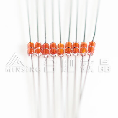 Thermistance NTC axiale scellée en verre MF58, haute précision 100 K ± 1 %, B3990