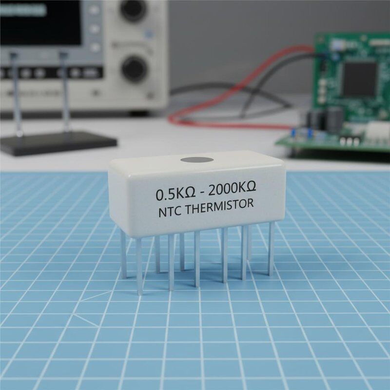 Résistant DIP Thermistor NTC de précision avec matériau céramique et plage de résistance 0.5KΩ 2000KΩ pour la mesure de la température